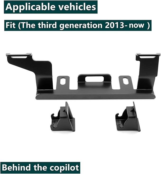 Car Bracket, Car Child Safety Seat Belt Bracket Mount Base ISOFIX Interface Mount Bracket Car Seat Restraint Anchor Mounting Kit Replacement for FIT GK5 2013-Now Right Side (Co-Pilot Rear Seat)