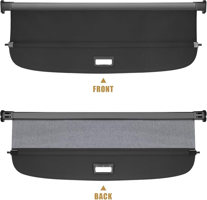 Cargo Cover Retractable Fit for Audi Q5 SQ5 2018-2024（not fit Sportback Retractable Trunk Rear Security Cover Shielding Shade Trunk Cover