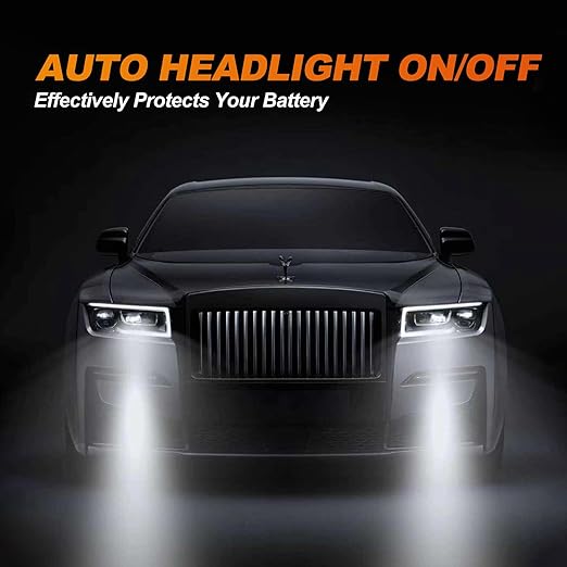 Promata 12V Automatic Headlights Sensor Kit - Auto On/Off & Smart Light Sensing, Universal Car Auto Sensor Control System