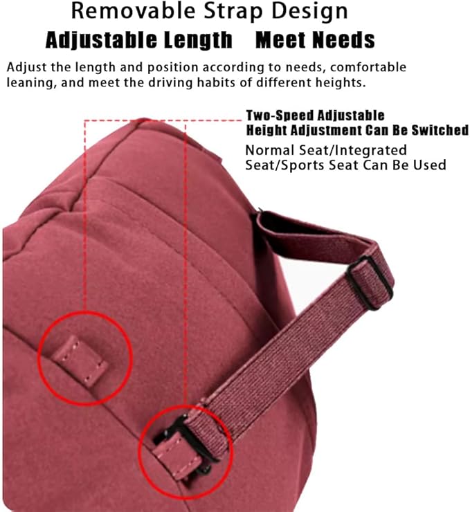 Car Headrest Pillow for Volkswagen VW Golf Variant VIII VI V IV III Wagon Estate 5-Seats Car Seat Lumbar Pillow Car Headrest Pillow Car Seat Neck Break Cushion Head Support Rest Pillow Accessories