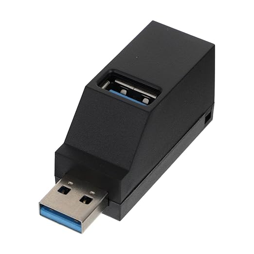COHEALI Port USB Hub Portable Data Splitter Powered USB Expander for Laptop Computer Accessories Compatible with Hard Drives Keyboards Mice Flash Drives Printers Tablets Plug and Play