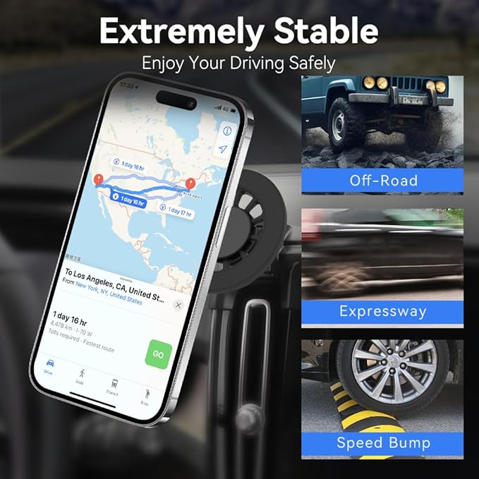CLEC Fits for Magsafe Car Phone Holder Mount for 2019-2025 Volvo XC40 Magnetic Phone Holder Adjustable for Car Vent for iPhone 17/16/15/14/13/12 Series Magsafe Case All Phones