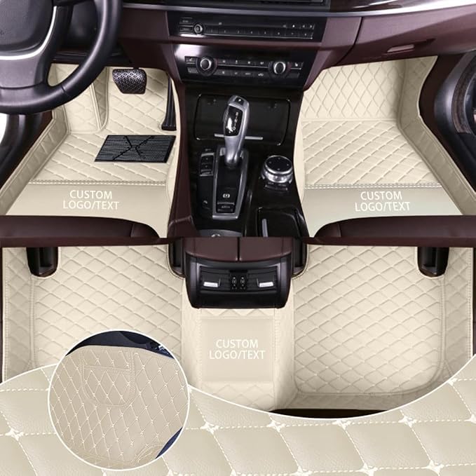 Custom Floor Mats for Cars Trunk Mat Fit 97% Sedan SUV Sports Car Full Coverage All Weather Men Women Pads Protection Non-Slip Leather Floor Liners Trunk Mat (19)