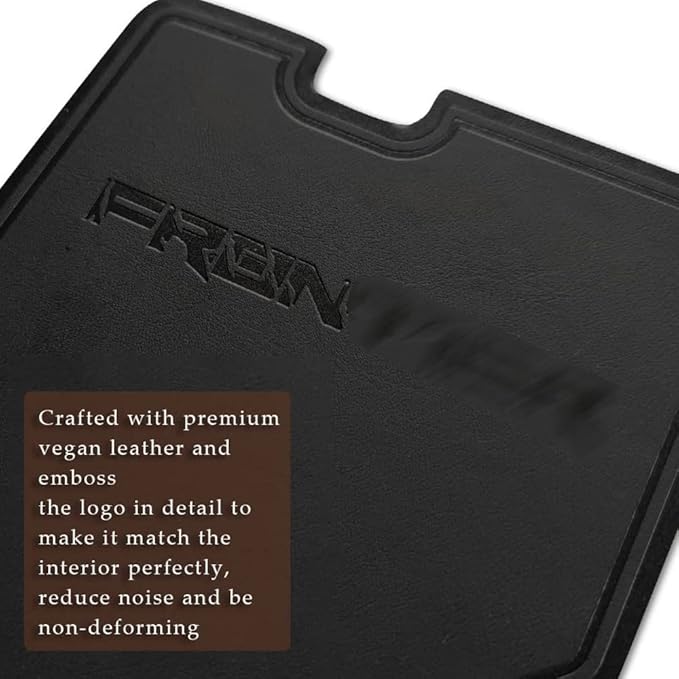 Muslogy for 2022+ Frontier Accessories Center Console Organizer Insert Tray Storage Box Armrest Organizer Compatible with Frontier 2022 2023 2024 2025 2026(Black Leather)