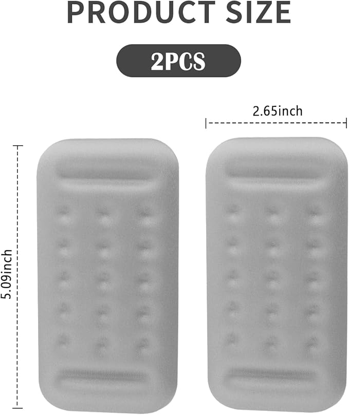 2PCS Car Arm Rest Elbow Pads,Comfortable Car Arm Rest Cushion with Memory Foam Pad for Arm Support,Universal Car Interior Accessories Car Door Armrest Pad (Gray)