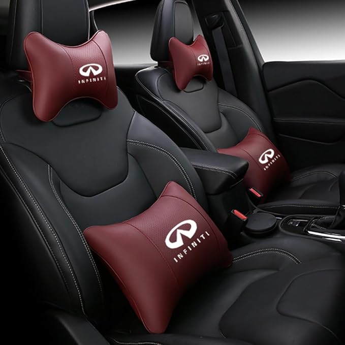 Car Seat Headrest Pillow for Infiniti Q50L/QX50/QX60/ESQ/QX30 Head Support Rest Pillow Lumbar Support Lumbar Pillow Cushion Back Cushion Back Pillow Accessories