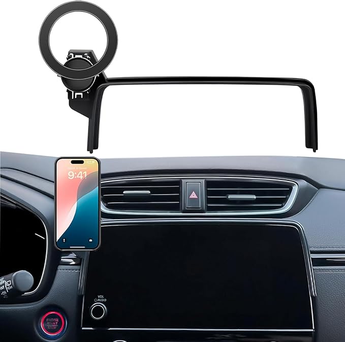 Car Phone Holder for Honda CR-V 2022 2021 2020 2019 2018 2017 5/7-Inch Touchscreen, Cell Phone Mount Compatible with MagSafe