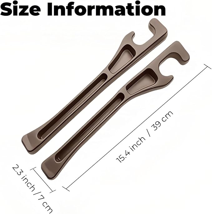 EnzeroTools Car Seat Gap Filler, 2-Pack No-Drop Seat Side Gap Seam Filler Organizer with Phone Holder, Universal Fit Fill The Gap Between Seat & Console, Perfect for Car, SUV, Truck