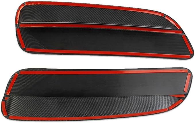 Car Engine Hood Air Outlet Vent Cover Trim Compatible with Pontiac G8 08-09/Holden Commodore 06-12 Car Front Engine Hood Vent Air Flow Intake Body Moulding Protection Cover decoration (carbon fiber)