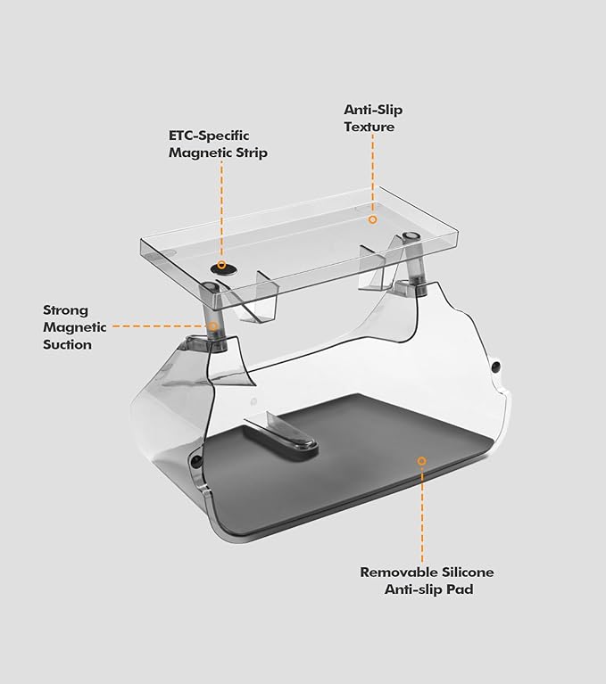 PM Auto Under Screen Storage for 2023-2025 Tesla Model 3 Highland, Center Console Organizer Tray, Model 3 Accessories