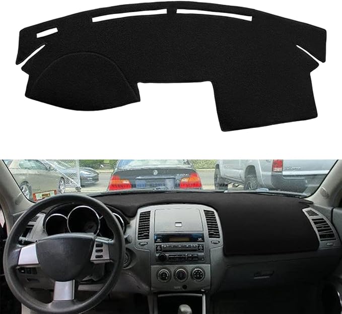 Yiz Dash Cover Mat Custom Fit for Nissan Altima 2005 2006 Dashboard Cover Pad (05-06 Black) J57