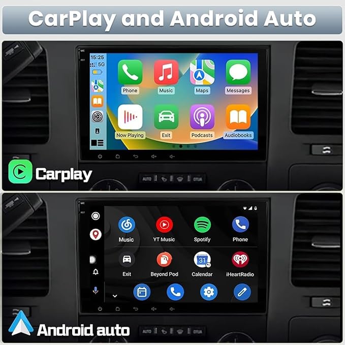 Android 13 Car Radio Stereo Upgrade for 2006-2013 Chevrolet Impala 8 Inch Touch Screen GPS Navi Head Unit Radio Double Din Car Stereo w/Wireless Carplay & Android Auto Bluetooth BT DSP SWC