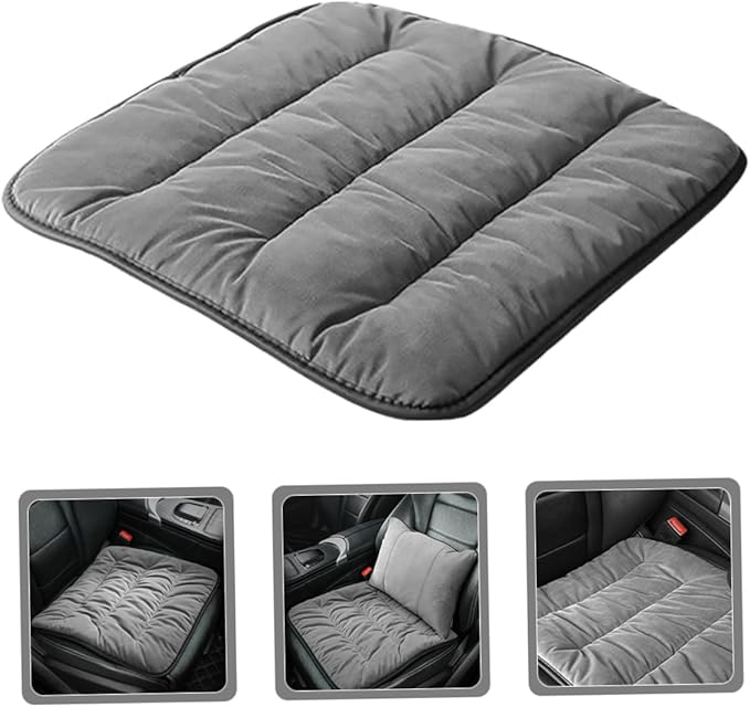 CHILDWEET Soft Plush Travel Car Seat Cushion Lumbar Support for Comfort Antislip Truck Seat Pad