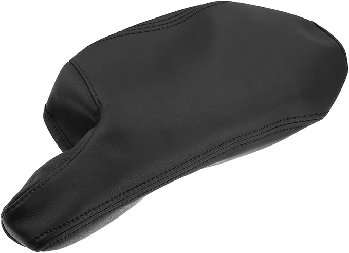 ACROPIX Car Center Console Armrest Cover for Mazda 3 2014-2016 Faux Leather Interior Arm Rest Cover Elbow Cushion Pad Black Car Parts