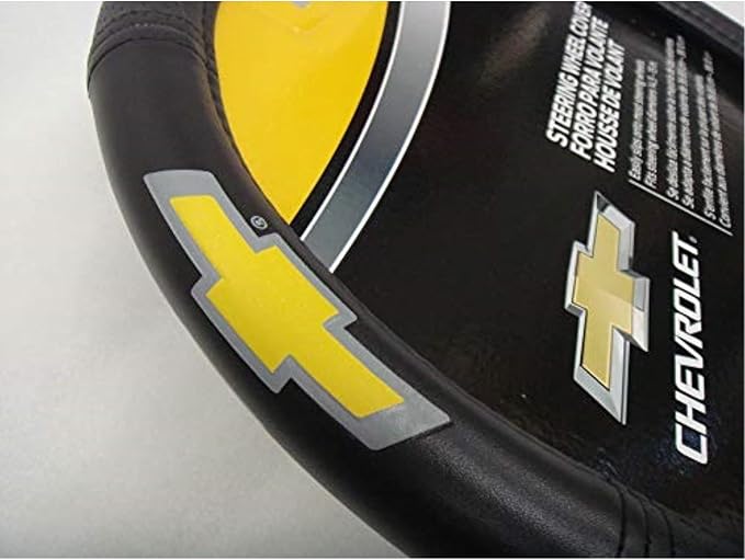 Plasticolor 006727R03 Elite Speed Grip Steering Wheel Cover Compatible with Chevy