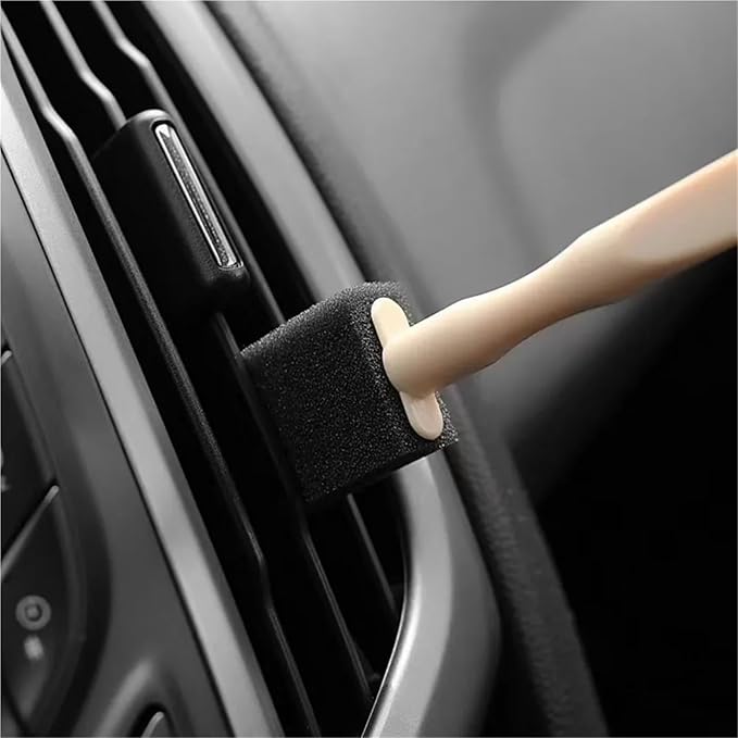 Cleaning Brush for car Interior Cleaning Car Air Conditioner Vent Cleaner Cleaning Brush Detailing Scrub Outlet Wash Duster Dust Removal Auto Interior Clean Tool(5pcs)
