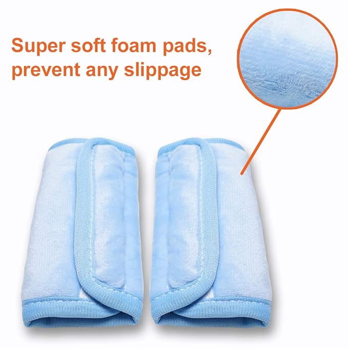 COOLBEBE Car Seat Straps Shoulder Pads for Baby Kids, Super Soft Seat Belt Covers for All Car Seats/Pushchair/Stroller/High Chair