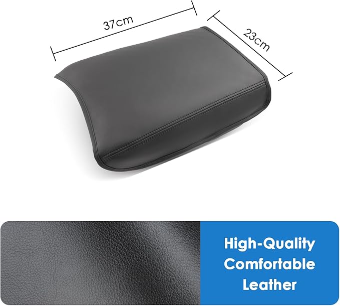 2024 2025 2026 Passport Accessories Center Console Cover for Honda Passport (RTL/TrailSport/EX-L/Black Edition), Waterproof &Comfy Leather Armrest Cover 2025 2026 Passport Accessories