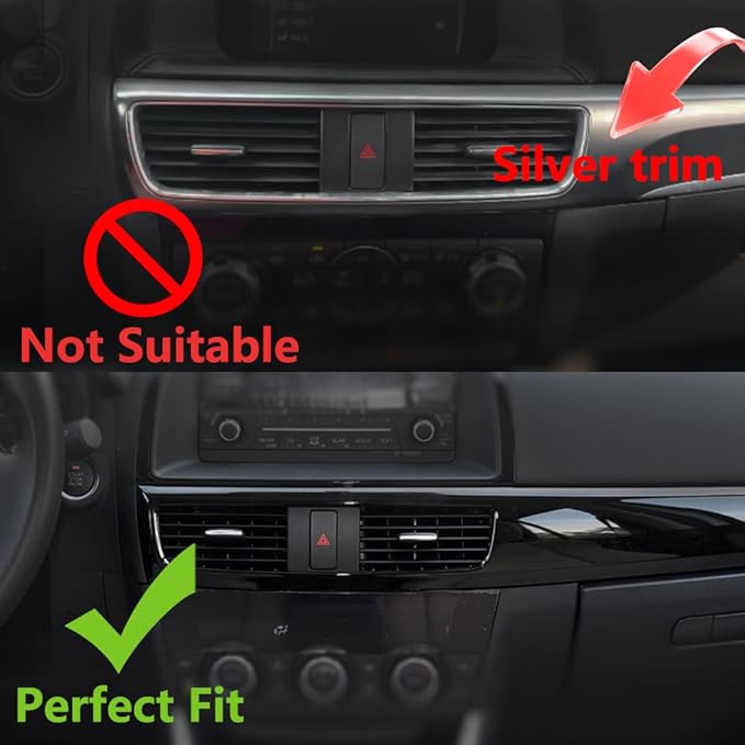 BEERTE for Magsafe Car Mount Fit for Mazda CX-5 2013-2015, Mazda CX-5 Sport 2016 Strong Magnetic Car Phone Holder Hands Free Cell Phone Car Mount for iPhone 17 16 15 14 13 12 Series All Smartphones