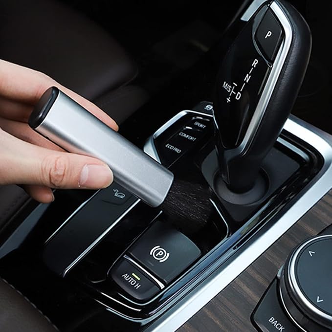 Mini Duster for Car Air Vent, Automobile Air Conditioner Cleaner and Brush, Dust Collector Cleaning Tools for Keyboard
