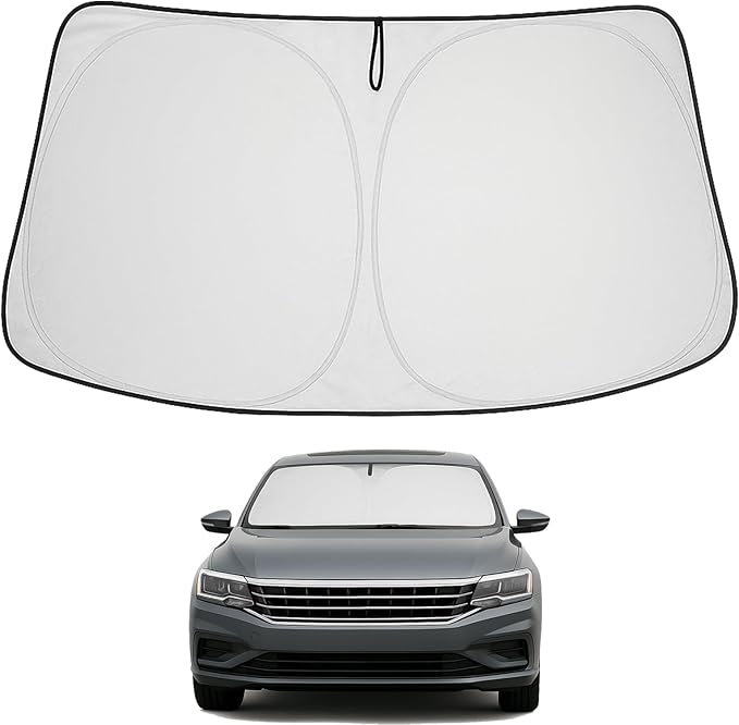 Proadsy 2026 Upgrade Front Windshield Sun Shade Foldable Sunshade Protector Custom Fit 2012-2022 VW Passat Accessories
