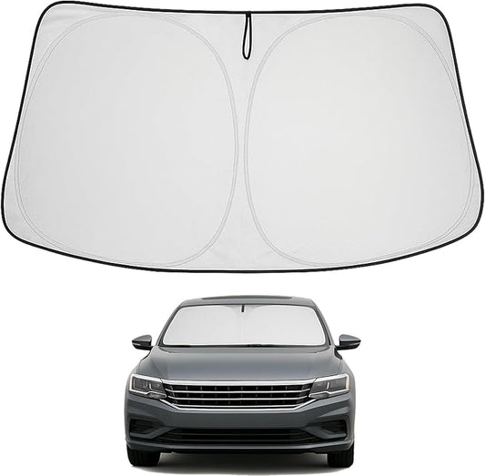 Proadsy 2026 Upgrade Front Windshield Sun Shade Foldable Sunshade Protector Custom Fit 2012-2022 VW Passat Accessories