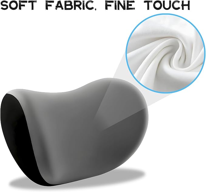 Car Headrest & Lumbar Support Cushion, Car Headrest and Lumbar Support, Ergonomic Car Seat Headrest & Lumbar Cushion, Car Head Rest and Lumbar Pillow Set for Neck Back Pain Relief (Coffee)