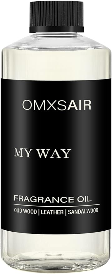 My Way Hotel Diffuser Oil & waterless Diffuser Essential Oil Home & Office Luxury Scents 500ml - Comforting Sandalwood, Cedarwood & Iris - Aromatherapy Oil Blends Premium Fragrance Oils for Diffuser