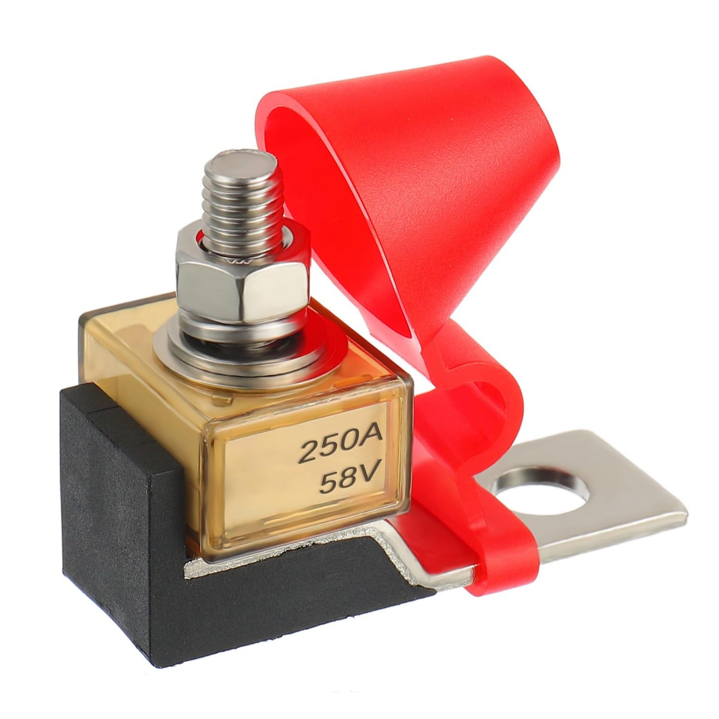 MRBF Terminal Fuse Block 250 AMP Marine Rated Battery Fuse 58V DC Max IP66 Waterproof Fuse Holder 250A