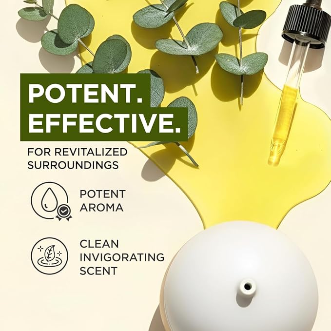 100% Pure Eucalyptus Essential Oil - 4 Fl Oz - Eucalyptus Oil for Hair, Skin, Diffuser, Aromatherapy & DIY Candle Making Scent