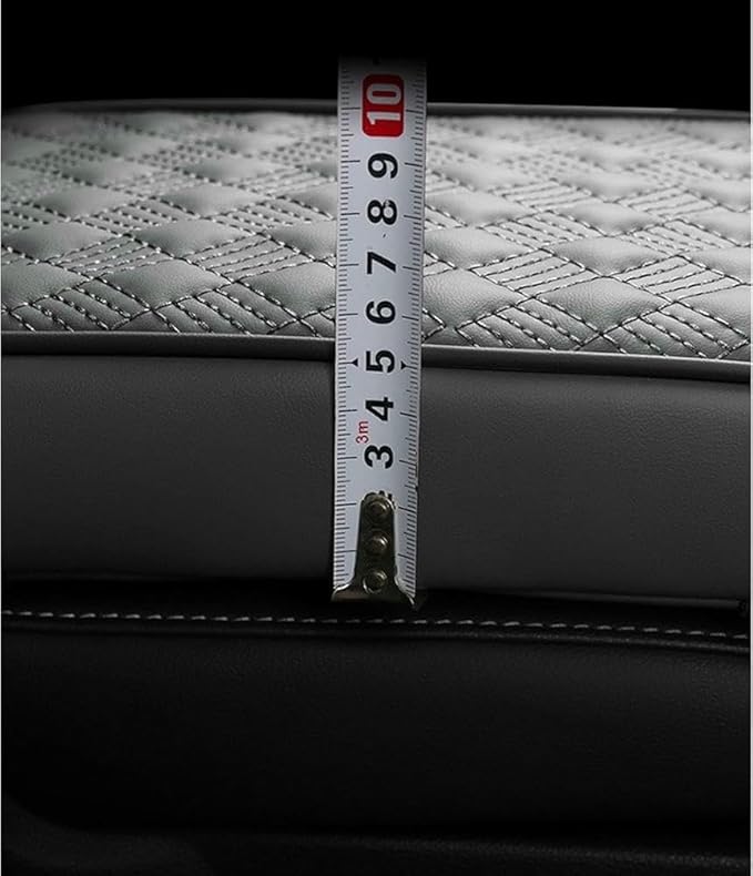 Car Armrest Cushion for Ma-zda CX-30 CX30 2019-2025, Leather Car Center Console Cover Box Pad Memory Foam Arm Rest Mat Accessories,A/Black