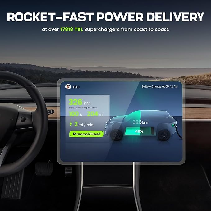 NACS to CCS1 Charger Adapter Compatible with Tesla Superchargers, Upgraded Tesla Supercharger to CCS1 Charger Adapter (500A, 1000V), Fast Charge for Electric Vehicle