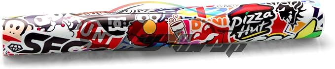 Free Tool Kit EZAUTOWRAP ES Bomber Hellaflush Anime Cartoon Car Vinyl Wrap Sticker Decal Air Release - 60"X480" (5FT X 40FT)