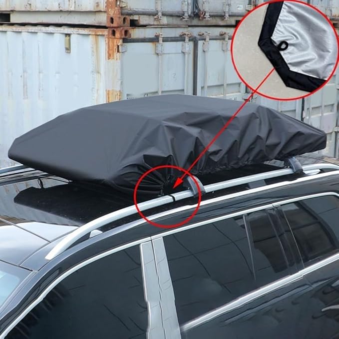 Car Roof Luggage Carrier Cover, Dust Resistant Car Luggage Carrier, Waterproof Rooftop Cargo Storage Bag Protective Cover, Fit for Vehicle Travel Outdoor, 170X145cm(170 * 145cm)