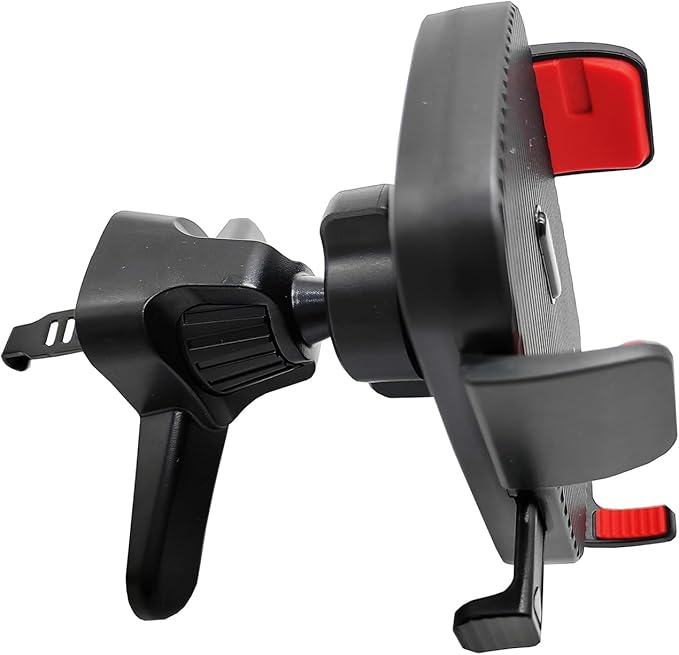 Car Phone Mount Cellphone Holders for Cars with Metal Hook Clip, Air Vent Cell Phone Stand Car Mount, Universal Automobile Cradle Fit for iPhone Android and Smartphones