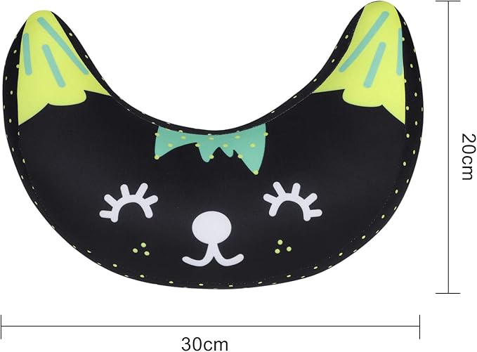 Kids Seat Belt Pillow Soft Car Seat Neck Support Pillow Pad Safety Belt Strap Cover Headrest Travel Cushion for Auto Airplane Pushchair