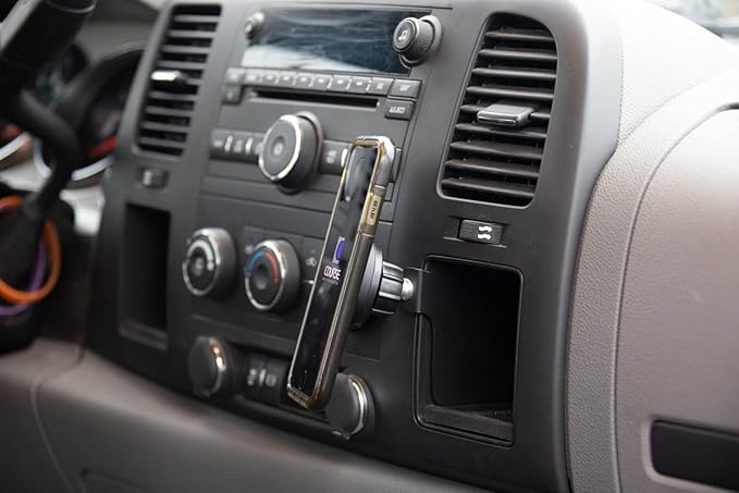 Course Motorsports DirectFit Magnetic Phone Mount and Car Phone Holder for Chevrolet/GMC 1500, 2500, 3500 (2007-2013) - Magnetic Head