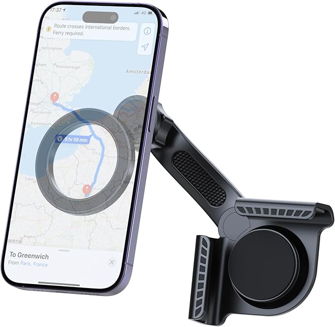 for Tesla Screen Phone Mount 360° Rotation MagSafe Strongest Magnet Power Magnetic Car Phone Holder Mount for Tesla 3/Y/S/X Fits for All iPhone & Android Phones (Magnetic)