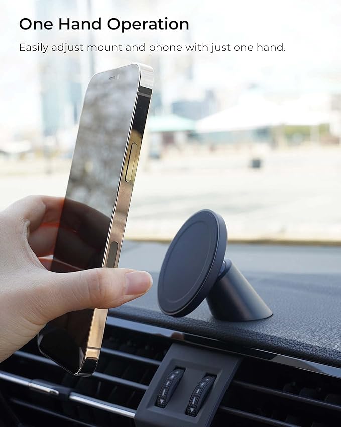 iOttie Velox Magnetic Flush Car Mount - Compatible with MagSafe iPhones, Including iPhone 12, 13, 14, and 15 Series