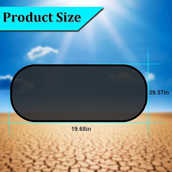 Car Rear Window Sunshade with Suction Cup, Sun UV Rays Protection for Car Back Window, Sunlight Shield Blocker Mesh Cover for Rear Facing Seats, car Accessories for Baby, Pets, Children （39"x19"/Rear）