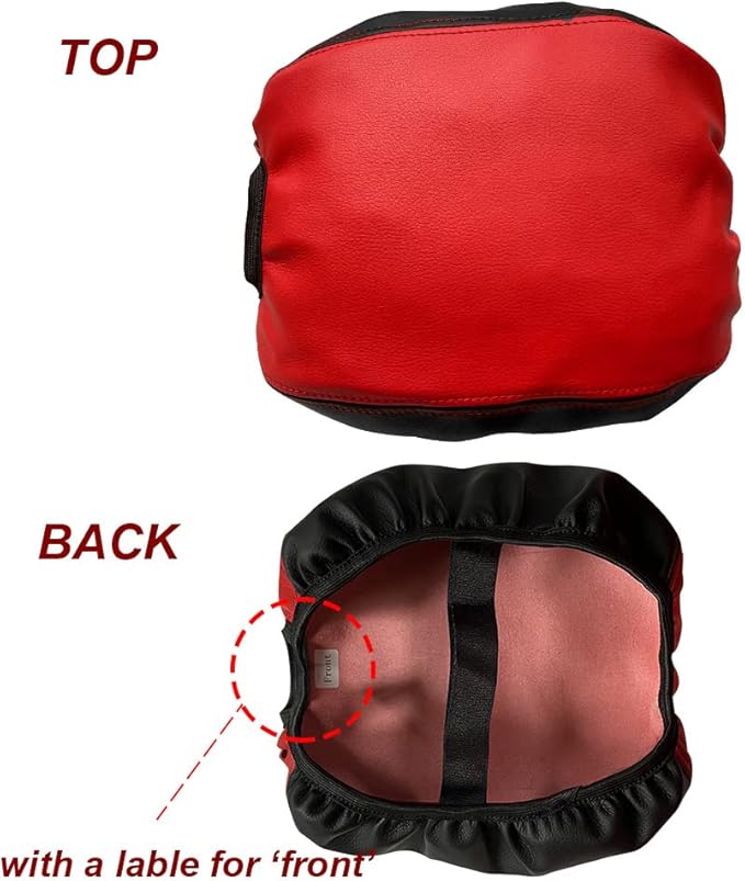 DEYTOP Center Console Cover for Jeep Wrangler JL JLU 2026 2018-2025 Armrest Cover for Jeep Gladiator JT 2020-2026 Car Cushion Protector Pad for 2023 JL&JT (NOT for JK/JKU)(Red with Red Stitches)