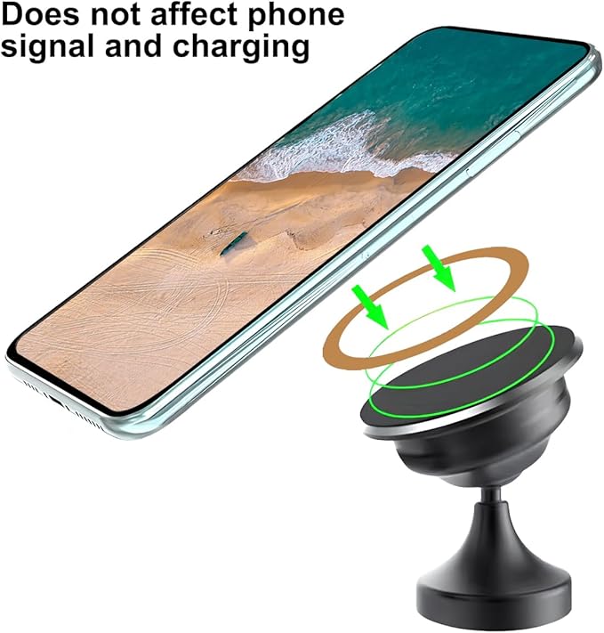 6 Colors Universal Metal Rings Compatible with Magsafe Magnetic Wireless Charger, Adapter Ring Sticker for Cell Phone Case Magnet Wireless Charging, Compatible with iPhone 17/16/15/ Samsung Galaxy