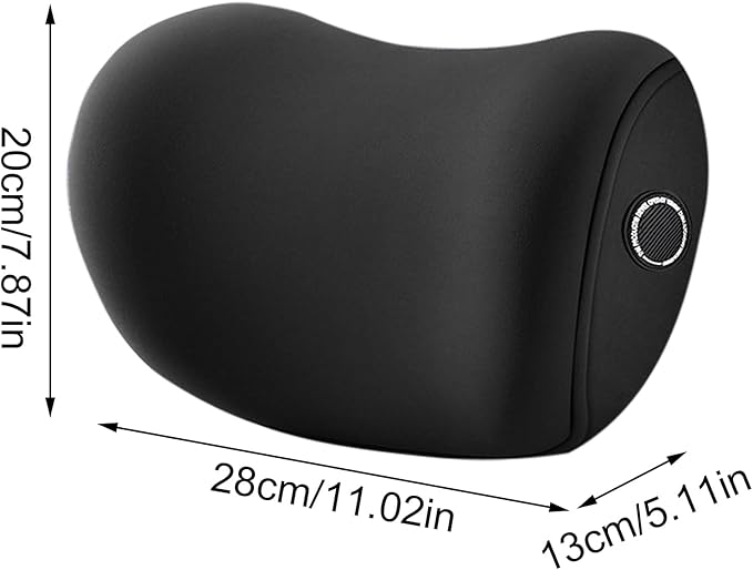 Driver Car Seat Back Support - Lumbar Cushion, Multipurpose Corrector | Adjustable Memory Foam Pad with Elastic Straps, Portable Ergonomic Backrest for Offices Chair Vehicle Seat Comfort