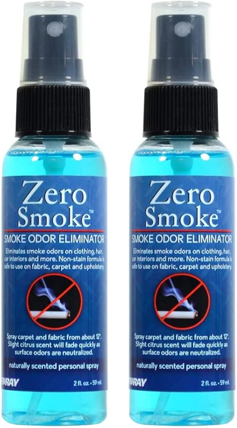 Jenray Smoke Odor Eliminator Spray 2 Oz. Smoke Smell Eliminator (2)
