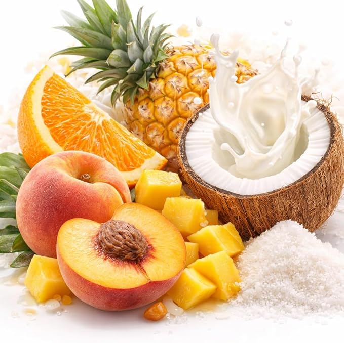 2 Long-Lasting Fragrance Air Freshener - Car or Small Room Hanging Freshener - Phthalate Free Fragrance (Mango & Coconut)