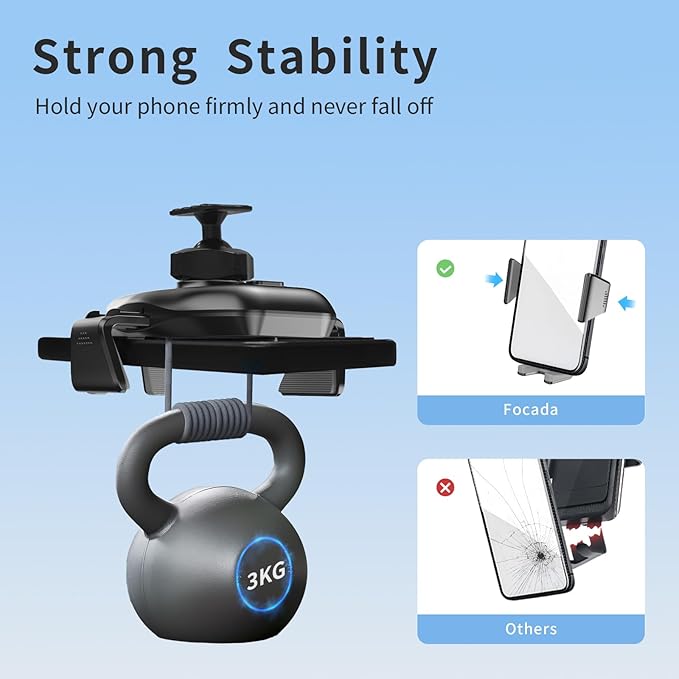 Car Phone Mount for Toyota RAV4 2013–2018 Vehicle-Specific Dash-Mounted Phone Holder with Upgraded Metal Ball Joint,Stable 360° Rotation Car Cell Phone Holder,Toyota RAV4 Auto Accessiores