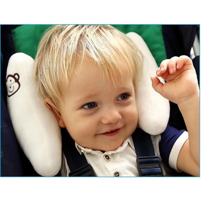 Adjustable Infants and Baby Neck Head Support,U-Shape Children Travel Pillow Cushion for Car Seat,Offers Protection Safety for Kids