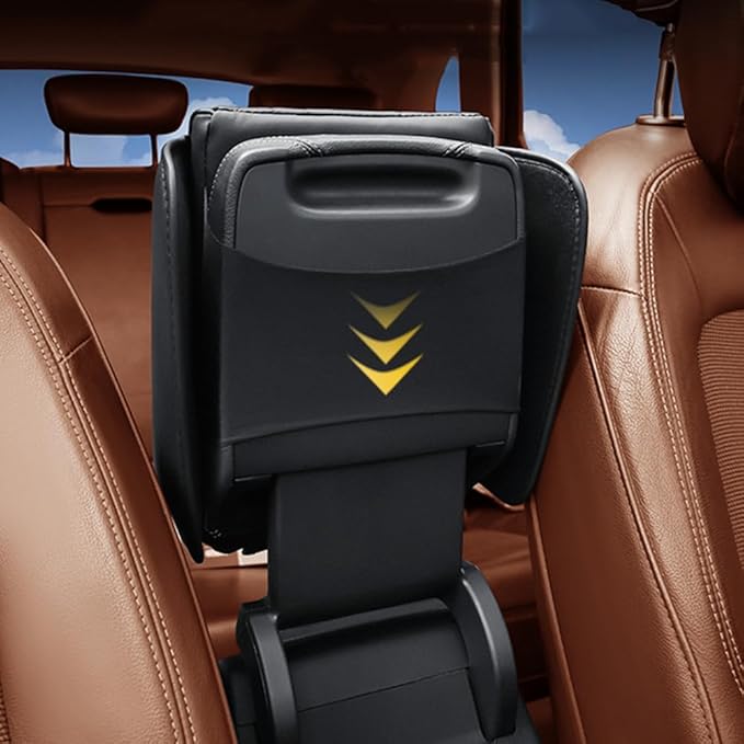 Car Armrest Mat for Mazda MX-5 MX5 Miata Roadster (Type ND) 1.5/1.8/2.0/RF Ignition/Sakura 2015-2023, Center Console Arm Rest Protection Cushion Auto Armrests Storage Box Cover Pad,A