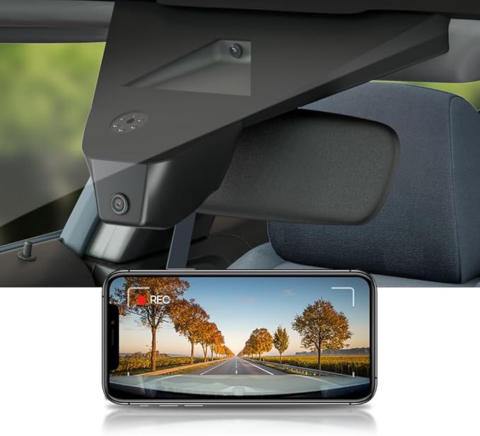 Fitcamx 4K Dash Cam Suitable for Acura MDX 2025-2026 & Type S (HD2-D4600), OEM Factory Look, 2160P UHD Video, Built-in WiFi & APP, Loop Recording, Collision Detection, Easy to Install, 64GB Card
