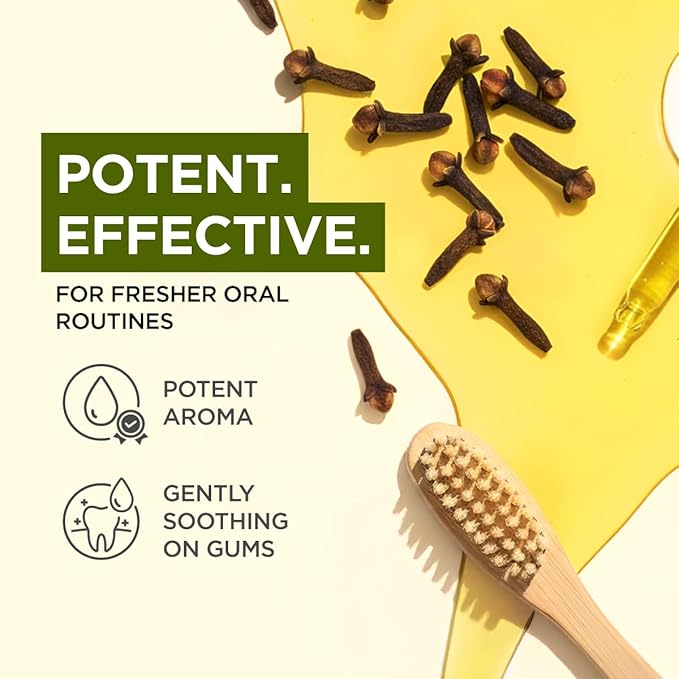 100% Pure Clove Essential Oil - 4 Fl Oz - Clove Oil for Hair, Skin, Diffuser, Aromatherapy & DIY Candle Making Scent